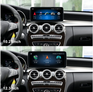 Benz-x-Android carplay display comparison chartscreen